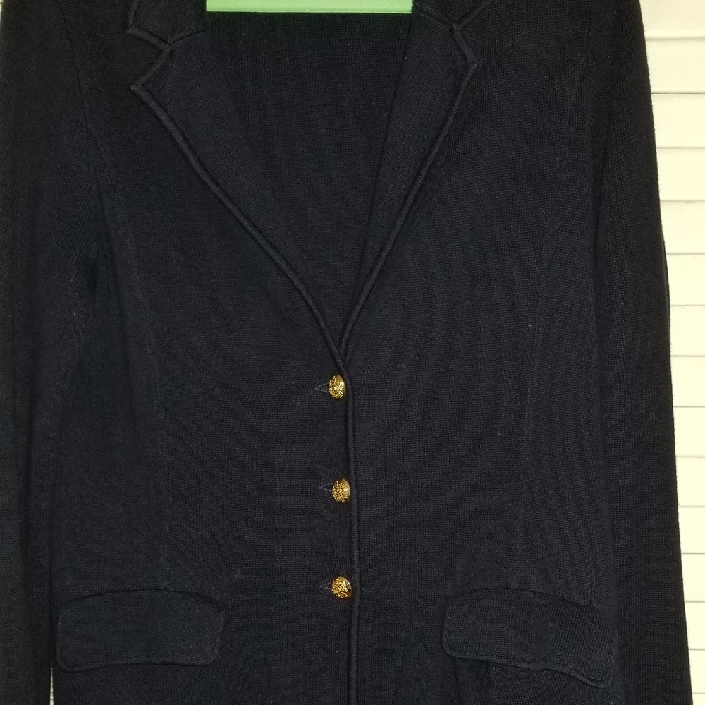 Lauren by Ralph Lauren  Navy Sweater Jacket